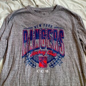 New York Rangers Hockey Long Sleeve TShirt
